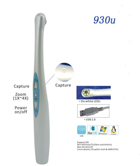 USB 2.0 Mega pixels CMOS intraoral camera C930