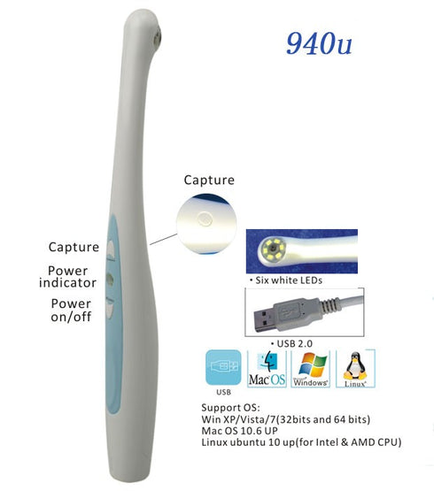USB 2.0 Mega pixels CMOS intraoral camera C940