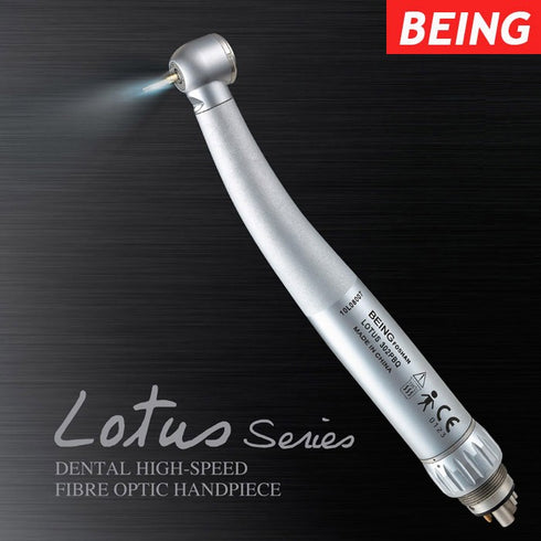 Being® Torque Head Quick Coupling Fiber Optic Push Button High Speed Handpiece Lotus-302PBQ
